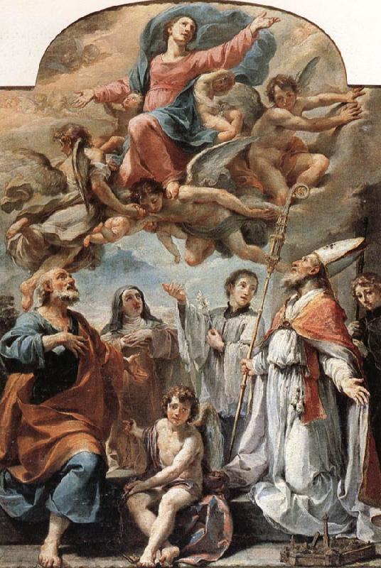 Ubaldo Gandolfi Madonna in Glory and Saints